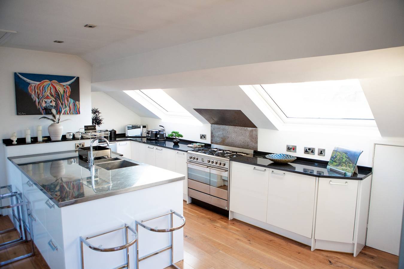 Apartamento vacacional entero, Central 3-Bedroom Penthouse, Sleeps 8 with Parking in Nottingham, Midlands del Este