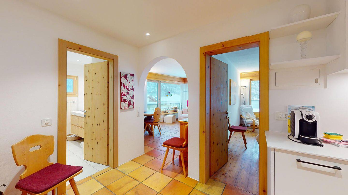 Ganze Wohnung, Ferienwohnung für 3 Personen mit Balkon in Silvaplana, Sankt Moritz