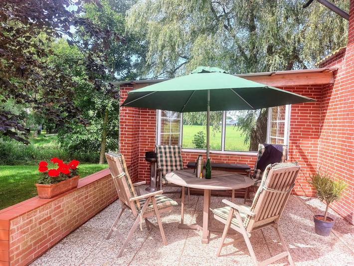 Ferienwohnung für 2 Personen, mit Terrasse und Garten