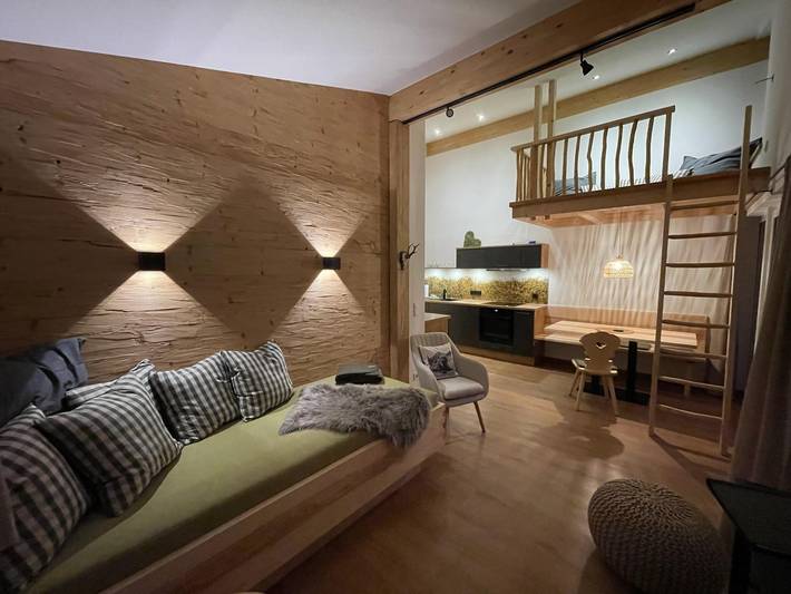 Ferienwohnung für 4 Personen, mit Balkon in Hinterstein