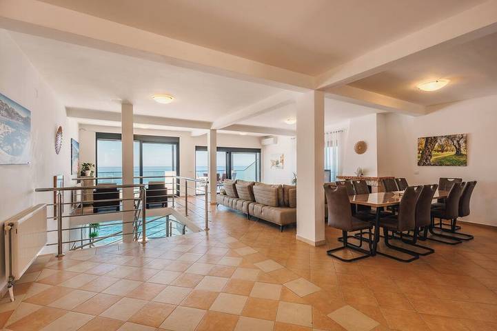 Orange villa - 7-bedroom seafront villa in Dobra Voda, Montenegro Coast