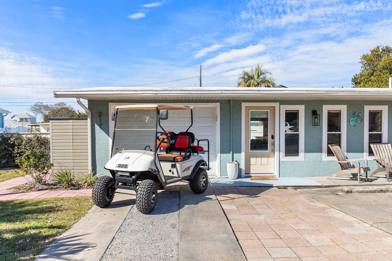 Shells Family Beach House Coastal Retreat with Private Pool  Golf Cart   Steps to the Beach in Gulf Resort Beach, Emerald Coast