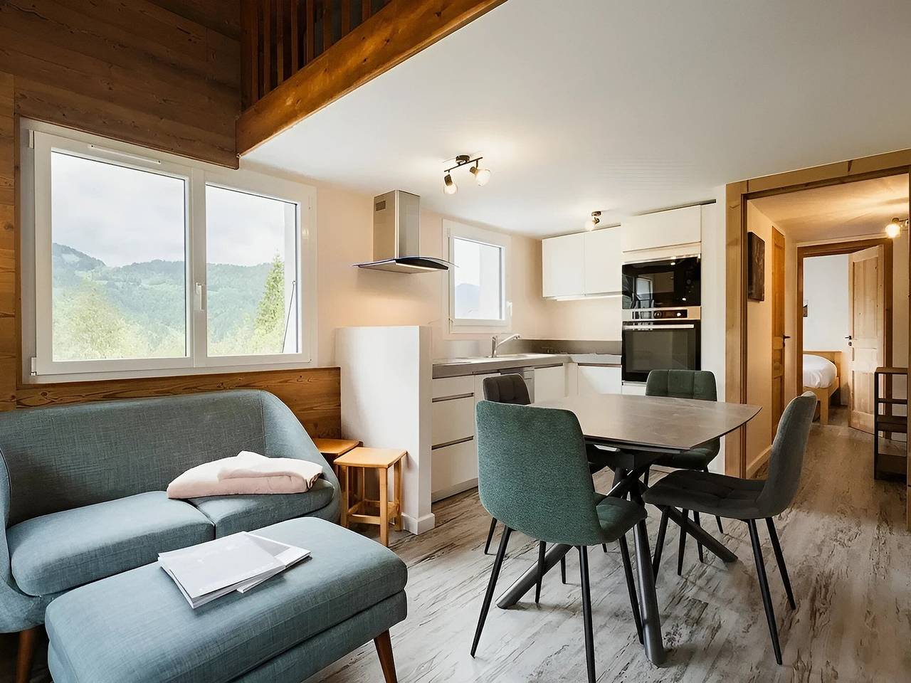 Apartamento entero, Acogedor apartamento renovado 3*, para 6 personas, vistas al Etale in La Clusaz, Región de Annecy