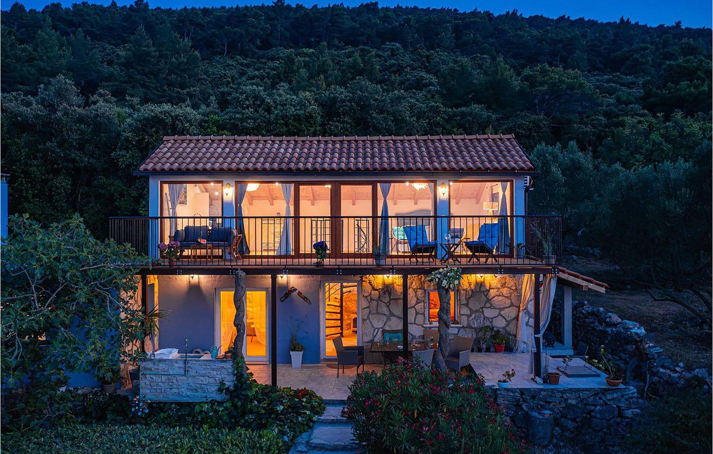 Ferienhaus für 4 Personen mit Terrasse in Blato, Korcula
