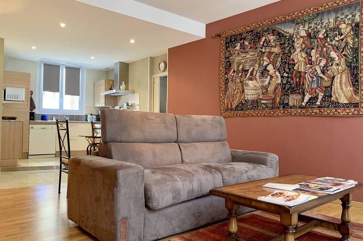 Ganze Wohnung, Apartment-Apartment-Ensuite mit Bad-Stadtblick in Beaune, Beaune und Umgebung