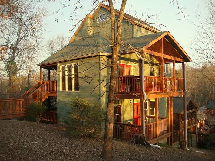 Chalet for 9 people, with balcony and hot tub in Pigeon Forge
