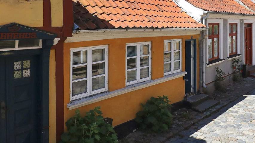 Ferieudlejning for 3 personer, med terrasse, husdyr tilladt på Ærø