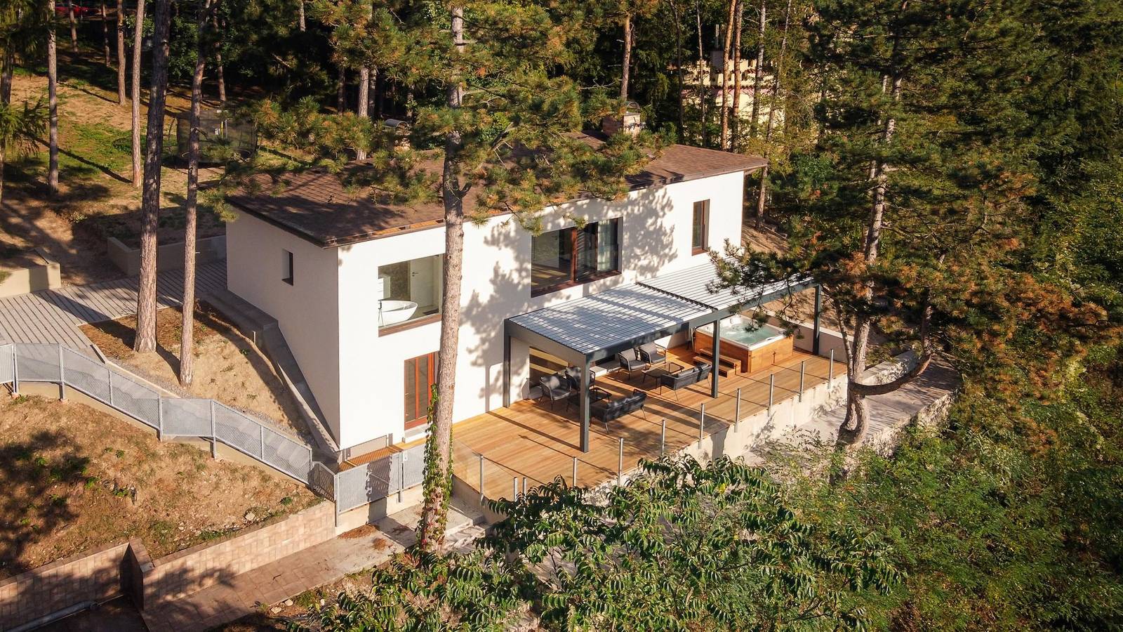 Villa für 7 Personen mit Sauna in Hradischko, Prag West