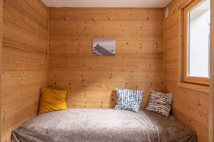 Appartement entier, Appartement 5 à 6 personnes, avec vue sur les montagnes et piscine partagée. in Les Contamines-Montjoie, Pays du Mont-Blanc