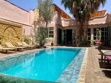Cottage pour 2 personnes, avec jardin et piscine ainsi que vue et sauna à Taroudant