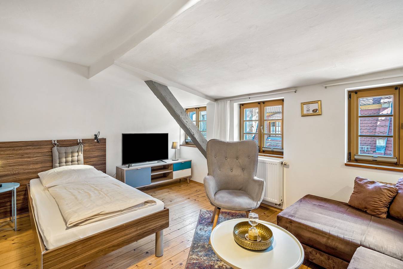 Ganze Wohnung, Ferienwohnung 'Altstadtbrücke' mit Gemeinschaftsgarten und Wi-Fi in Görlitz, Oberlausitz-Niederschlesien