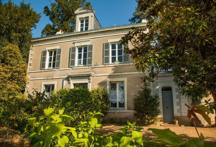 Cottage pour 2 personnes, avec vue et jardin à Le Loroux-Bottereau