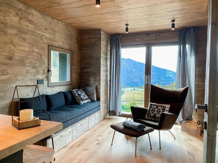 Location de vacances pour 4 personnes, avec Jardin et Vue dans Passo Del Tonale