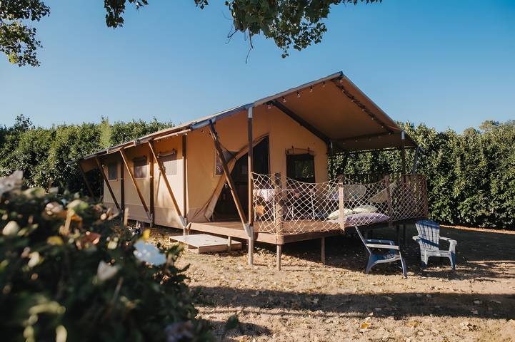 Camping pour 4 personnes, avec jardin, animaux acceptés - 1