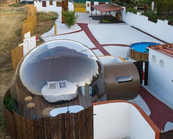 Camping für 2 Personen, mit Whirlpool und Terrasse sowie Garten und Pool in Kastilien-La Mancha - 3