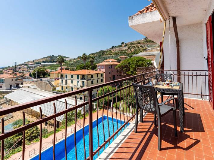 Ferienwohnung für 4 Personen, mit Balkon in Cipressa - 4