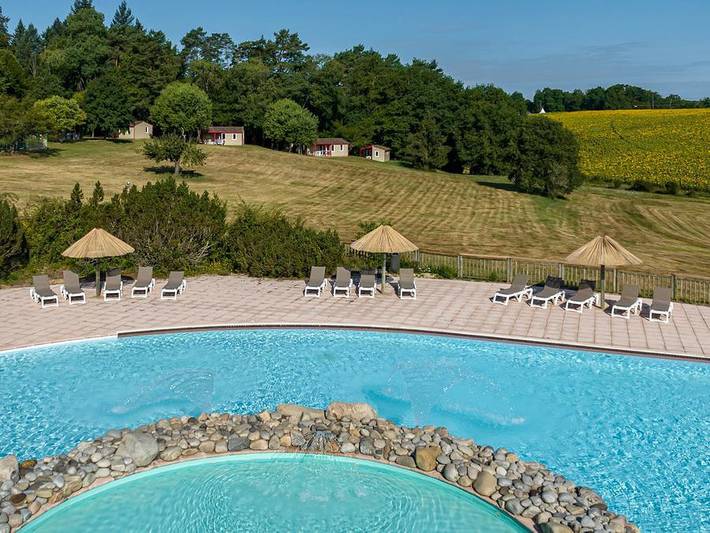 Chalet für 5 Personen, mit Kinderpool in Aquitanien