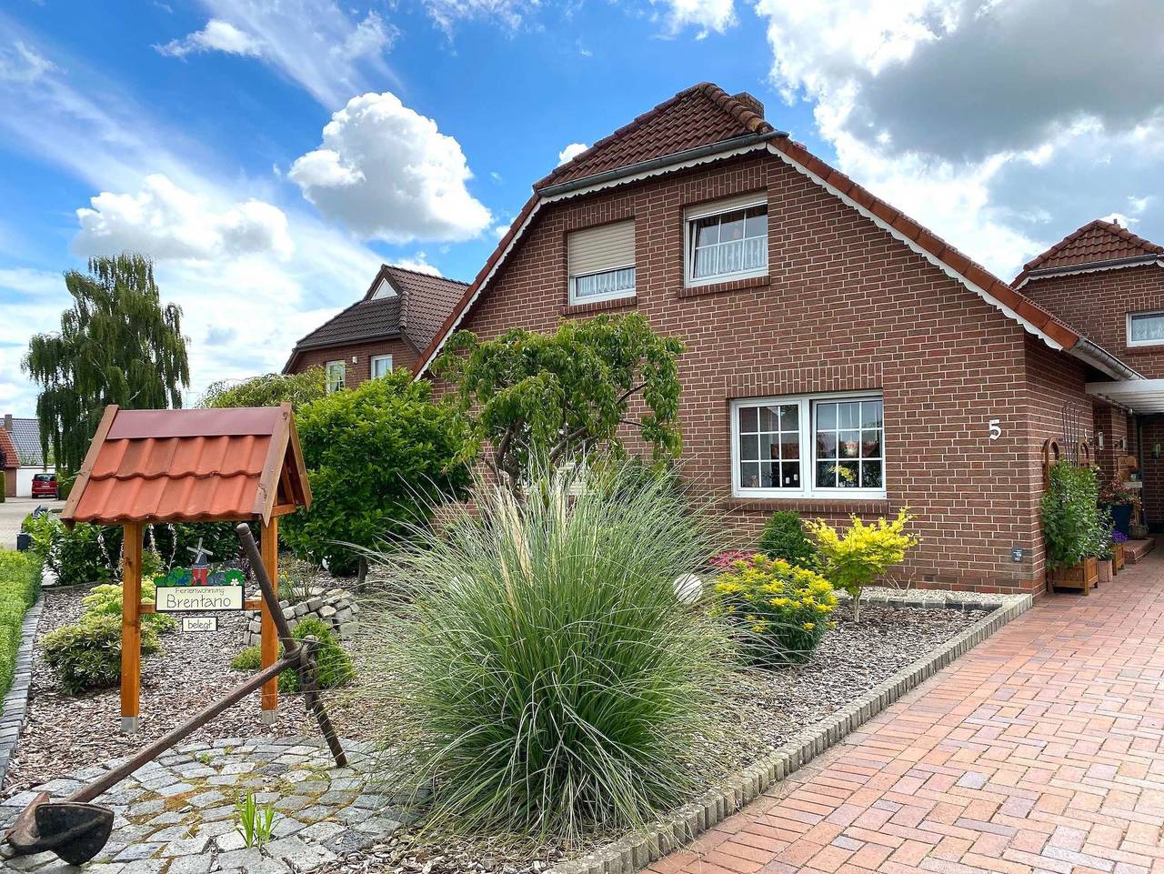 Ganze Ferienwohnung, Ferienwohnung Brentano, 65230 - Ferienwohnung in Ostfriesland 55qm, max. 5 Personen in Moormerland, Ostfriesland