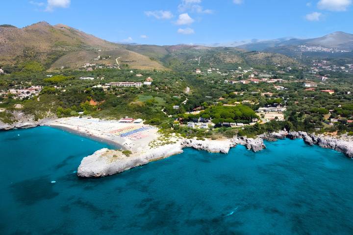 Camping per 4 persone, con Vista oceano e Terrazza in Campania