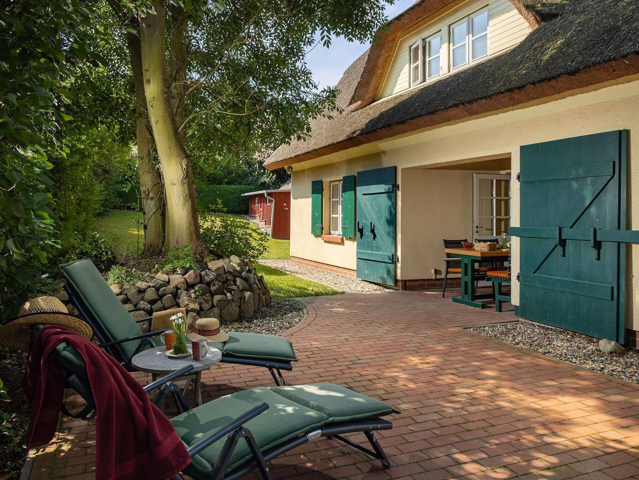 Ferienhaus Preetz 1A | Idylle unter Reet in Lancken-Granitz, Rügen