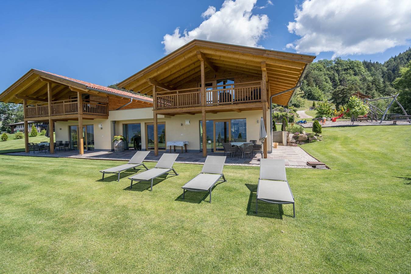 Gasserhof - Chalet A avec balcon, vue sur les montagnes, jardin et Wi-Fi in Meltina, Alpes de Sarntal