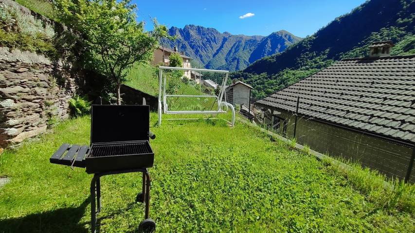 House with Garden and Terrace in Gurro, Ticino Alps and Verbano