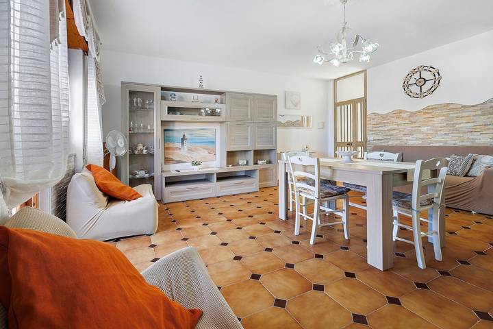 Holiday Home 'La Perla Bianca' with Sea View, Balcony, and Air Conditioning in Lu Bagnu, Castelsardo
