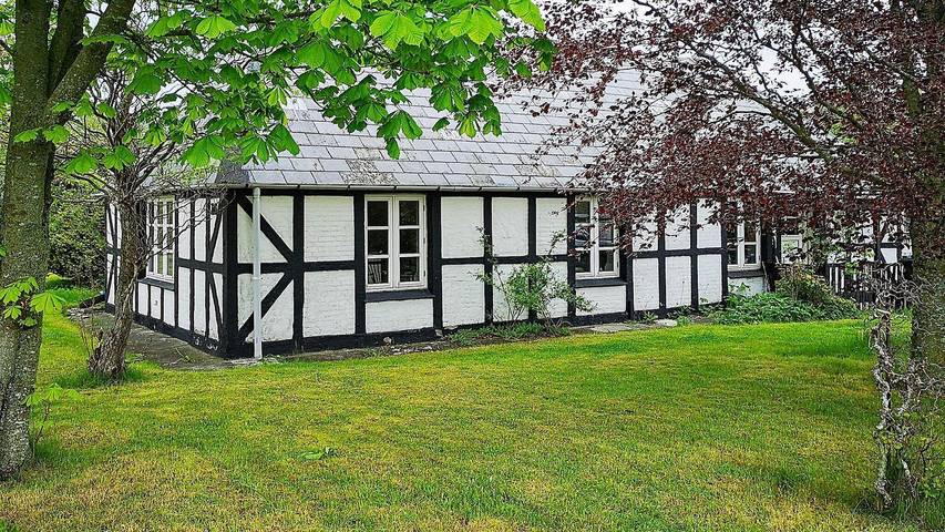 Ferieudlejning for 5 personer, med terrasse og have, husdyr tilladt i Ålbæk