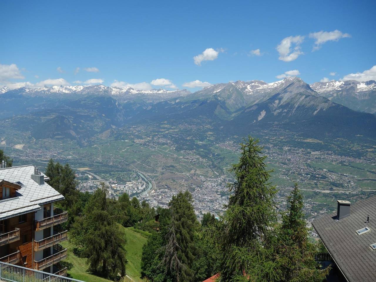 Ganze Wohnung, Wohnung mit Bergblick in Veysonnaz in Veysonnaz, Walliser Alpen