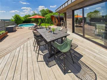 Villa pour 6 personnes, avec sauna et jardin ainsi que piscine et terrasse au Province de Luxembourg