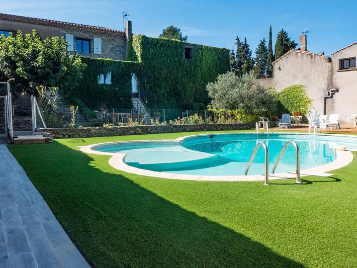 Maison de vacances pour 5 personnes, avec piscine ainsi que jardin et terrasse, adapté aux familles - 1