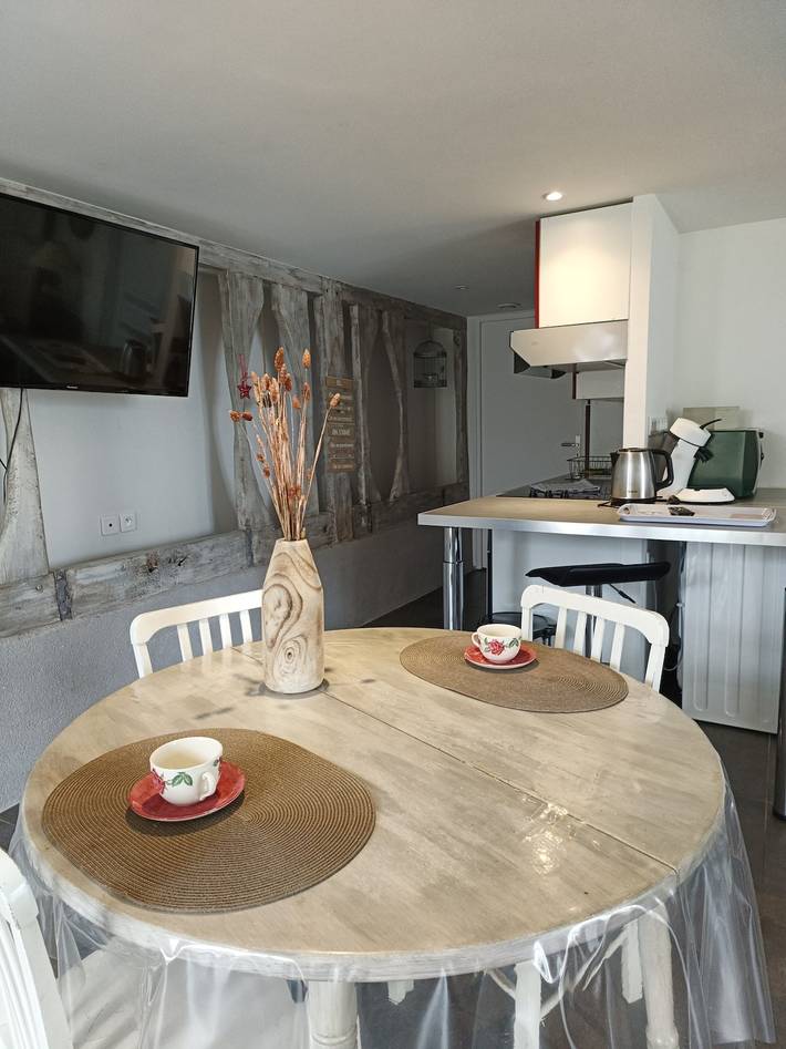 Hel enrumslägenhet, Studio Apartment 'Chez Martine' with Private Terrace, Private Garden and Wi-Fi in Langon, Langon region