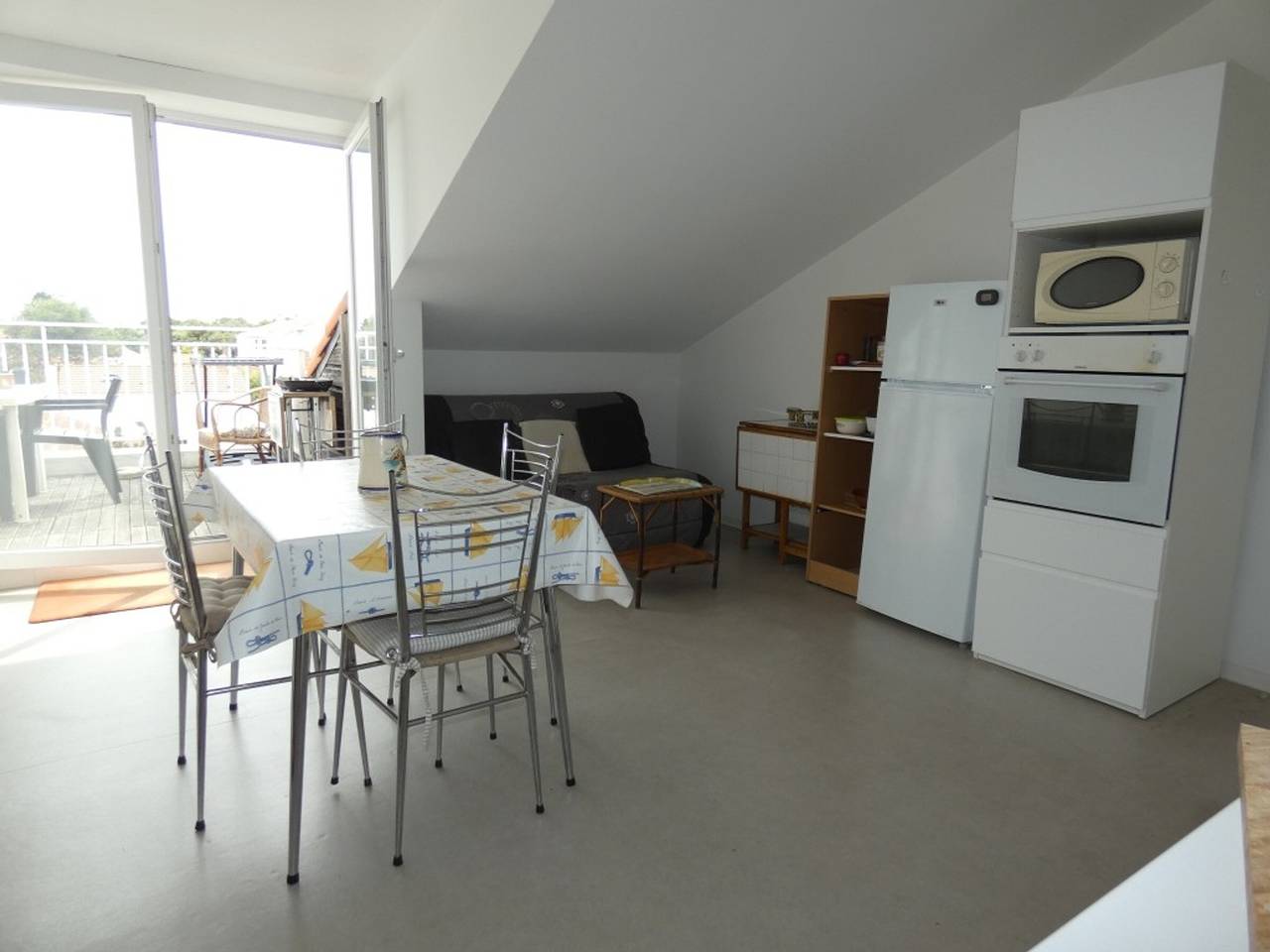 Appartement entier, Appartement central à Notre-Dame-de-Monts avec balcon et animaux acceptés in Notre-Dame-de-Monts, Vendée
