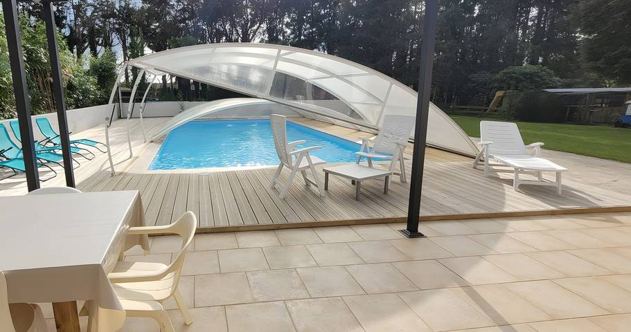 Location de vacances pour 20 personnes, avec jardin, animaux acceptés à Béganne - 2