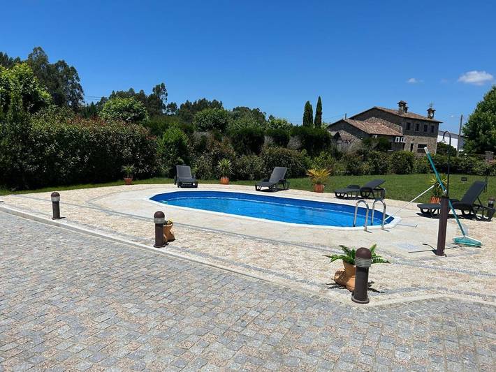 Location de vacances pour 7 personnes, avec jardin ainsi que vue et piscine à Tomiño - 4