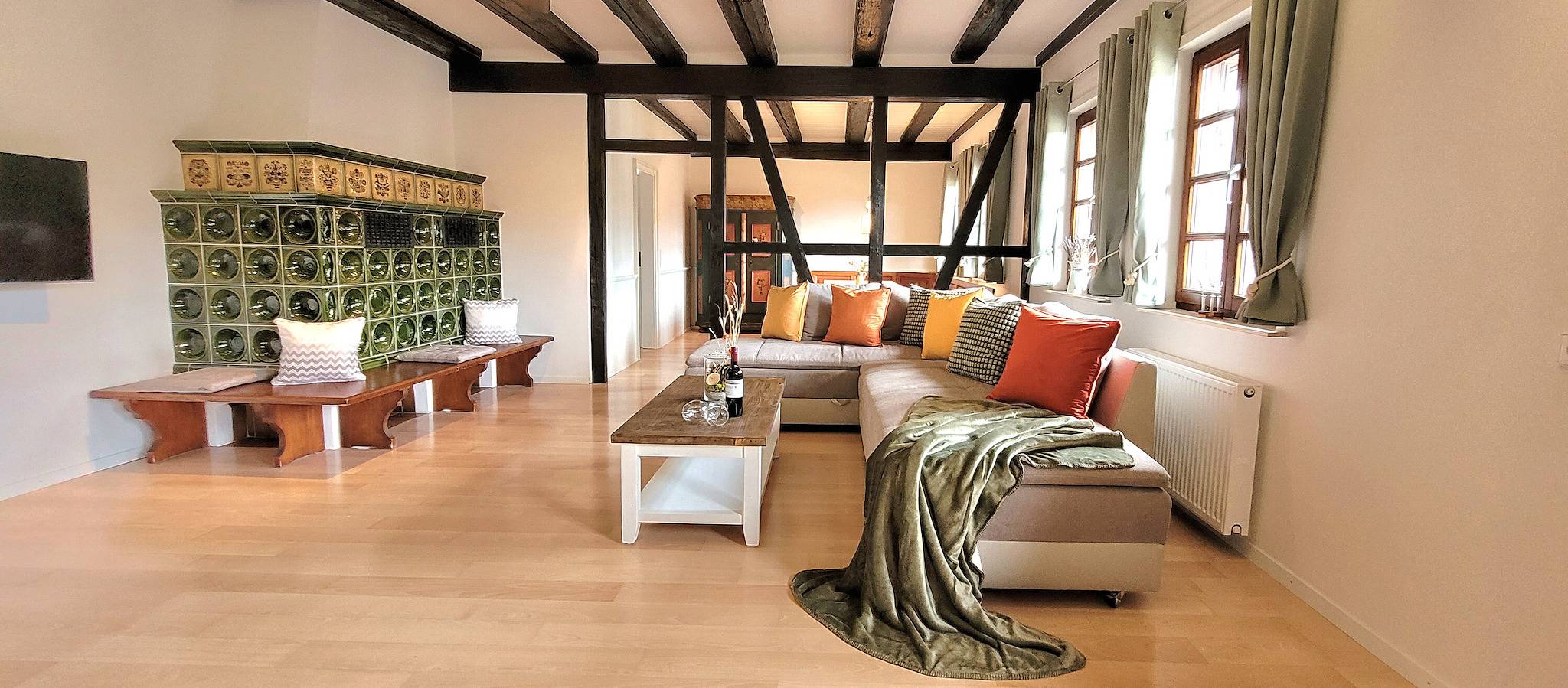 Ganze Wohnung, Ferienwohnung 'Höflehube' mit Bergblick, Balkon und Wi-Fi in Oppenau, Mittlerer Schwarzwald