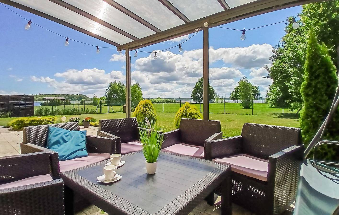 Ferienhaus für 6 Personen mit Terrasse in Nowe Warpno, Stettiner Haff