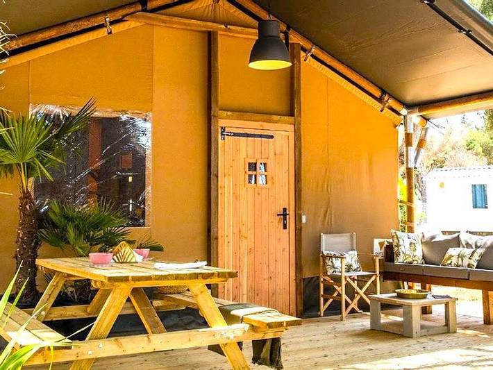 Camping Del Mar - Safarizelt 4 personen - Glamping Mar in Platja de la Conca (Malgrat de Mar), Malgrat de Mar