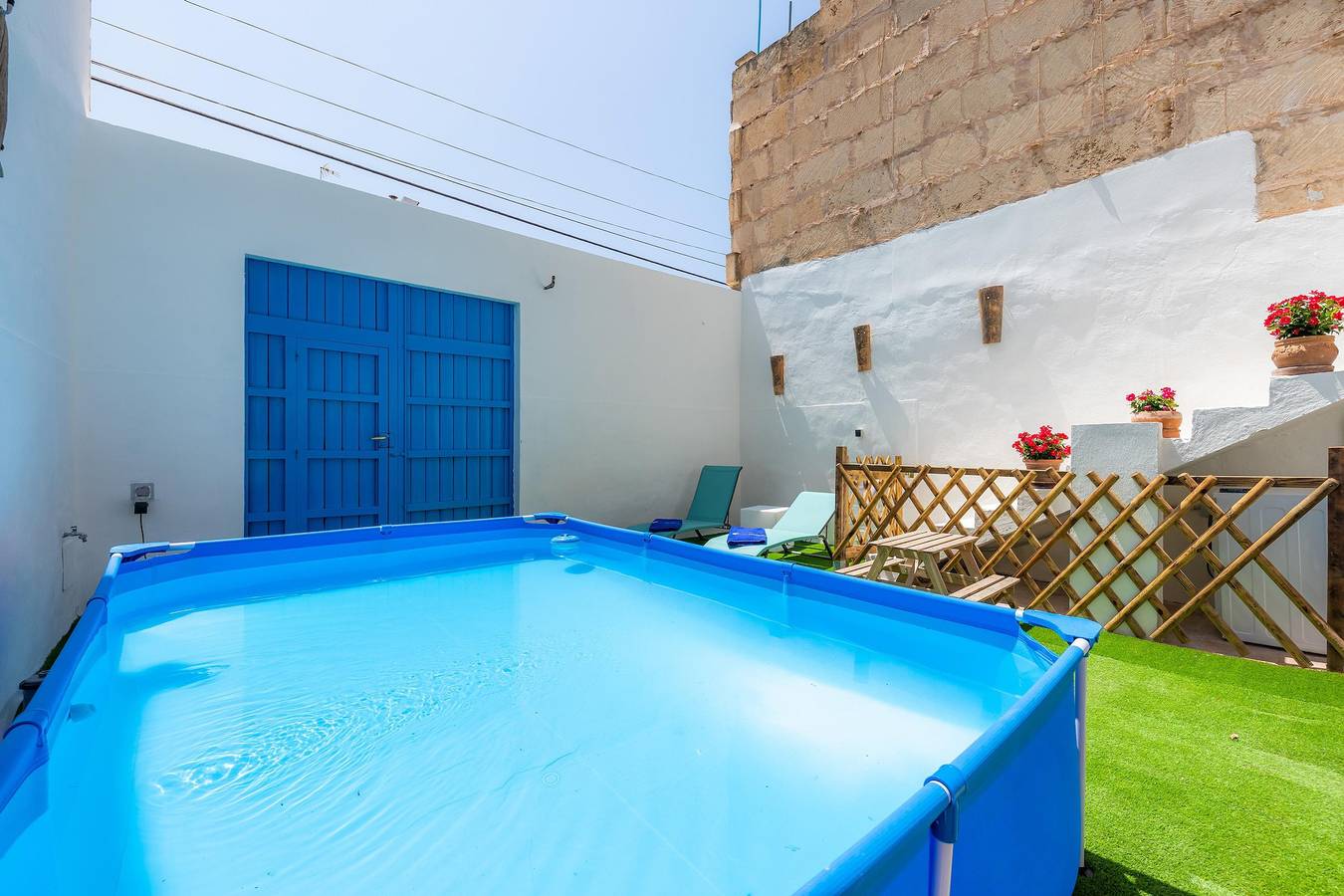 Casa de vacaciones "Cas Padri Xic" junto a la playa con piscina y Wi-Fi in Can Picafort, Santa Margalida