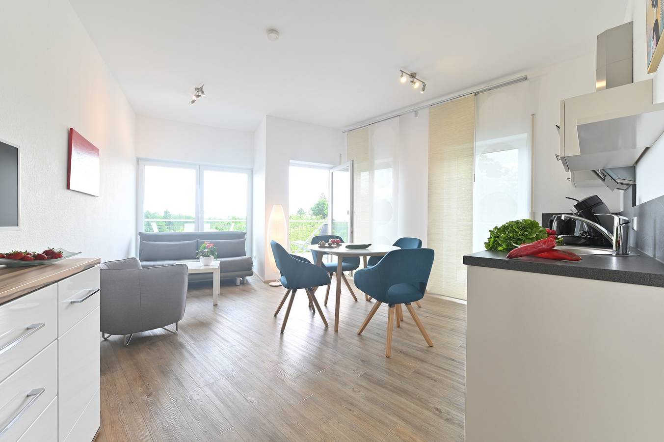 Ganze Wohnung, Ferienwohnung 'Dinkelbach Feriendomicil 2 A Easy Living' mit Seeblick und Aufzug in Bodolz, Bayerisch Schwaben