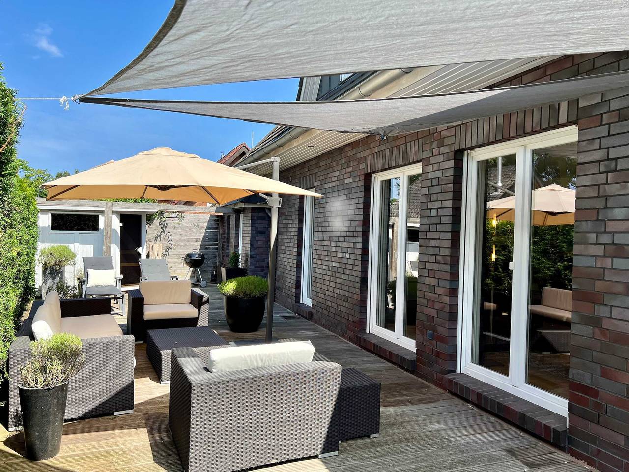 Ferienhaus für 7 Personen mit Balkon/Terrasse in Rostock, Rostock und Umgebung
