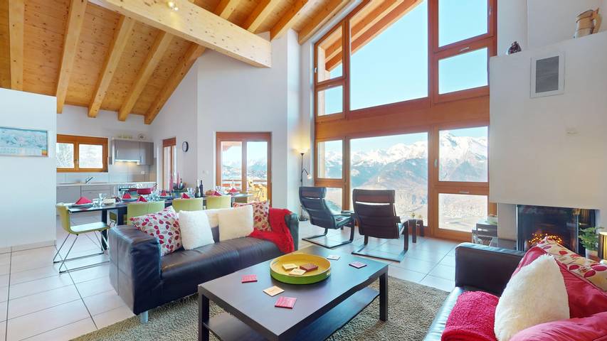 Ferienwohnung für 10 Personen, mit Balkon im Wallis - 2
