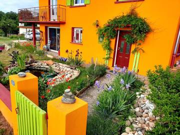 Maison de campagne pour 2 personnes, avec vue et balcon à Châtenoy-le-Royal