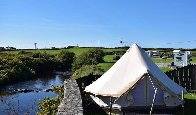 Camping for 2 people, with Terrace and Garden as well as View in County Clare