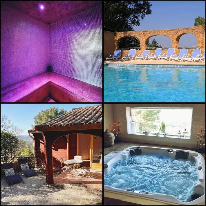 Gîte pour 8 personnes, avec jacuzzi ainsi que jardin et piscine à Sabran - 2