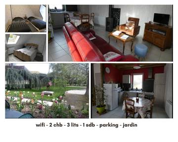 Location de vacances pour 4 personnes, avec terrasse et jardin à Buzançais