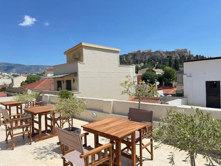 Chambre d’hôte pour 2 personnes, avec Terrasse et Vue à Athènes - 4