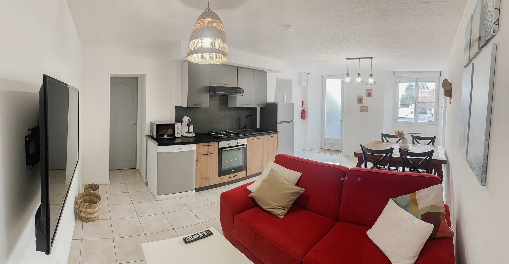 Escapade in Pirou: Le Chardon – Charmantes Ferienhaus nahe Strand in Pirou, Coutances und Umgebung