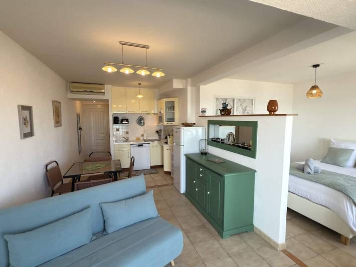 Gîte pour 2 personnes, avec balcon/terrasse, animaux acceptés dans Plage Centrale (Valras-Plage)