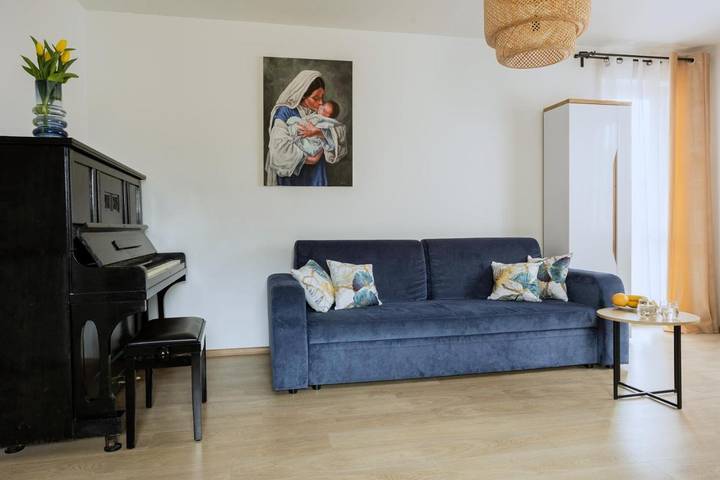 Apartament wakacyjny dla 4 osób, z balkon w Swoszowice